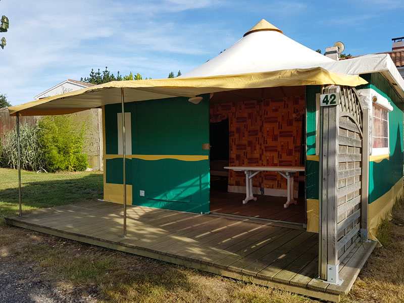 Bungalow toilé