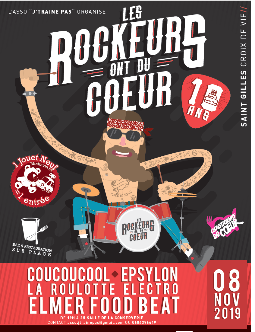 Vendredi 8 novembre – Les rockeurs ont du coeur